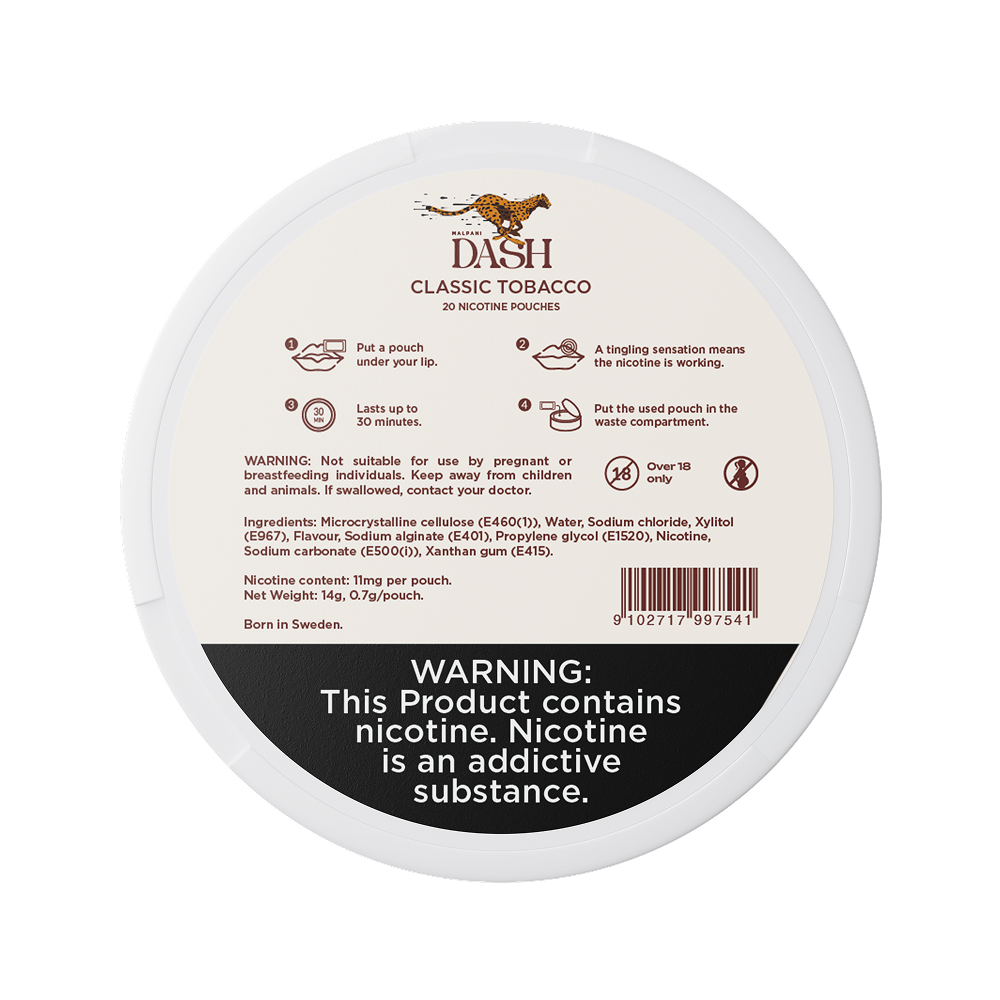 Dash Classic Tobacco - 11mg