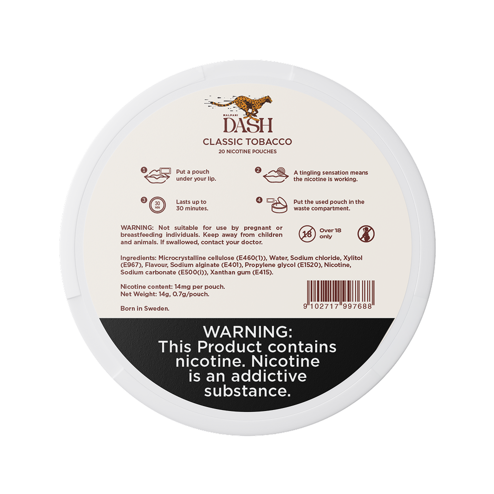 Dash Classic Tobacco - 14mg