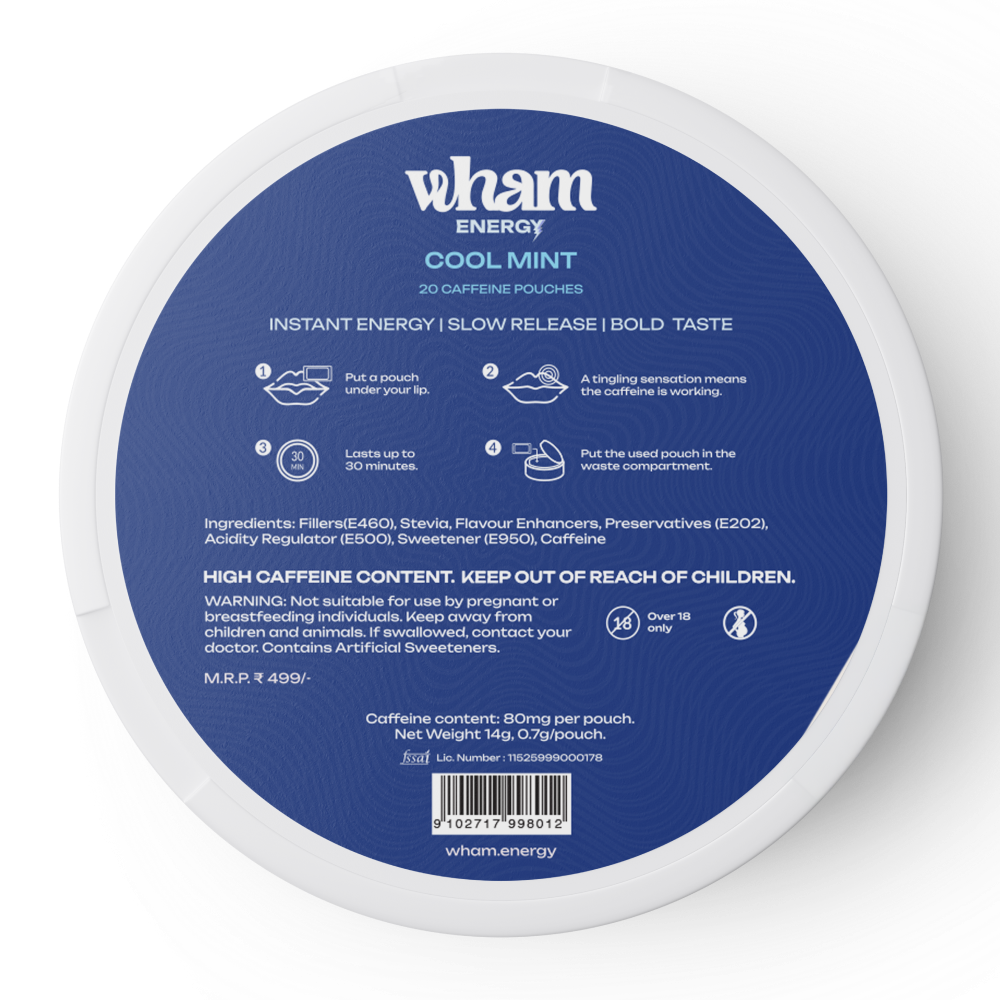 Wham Energy Mint - 80mg