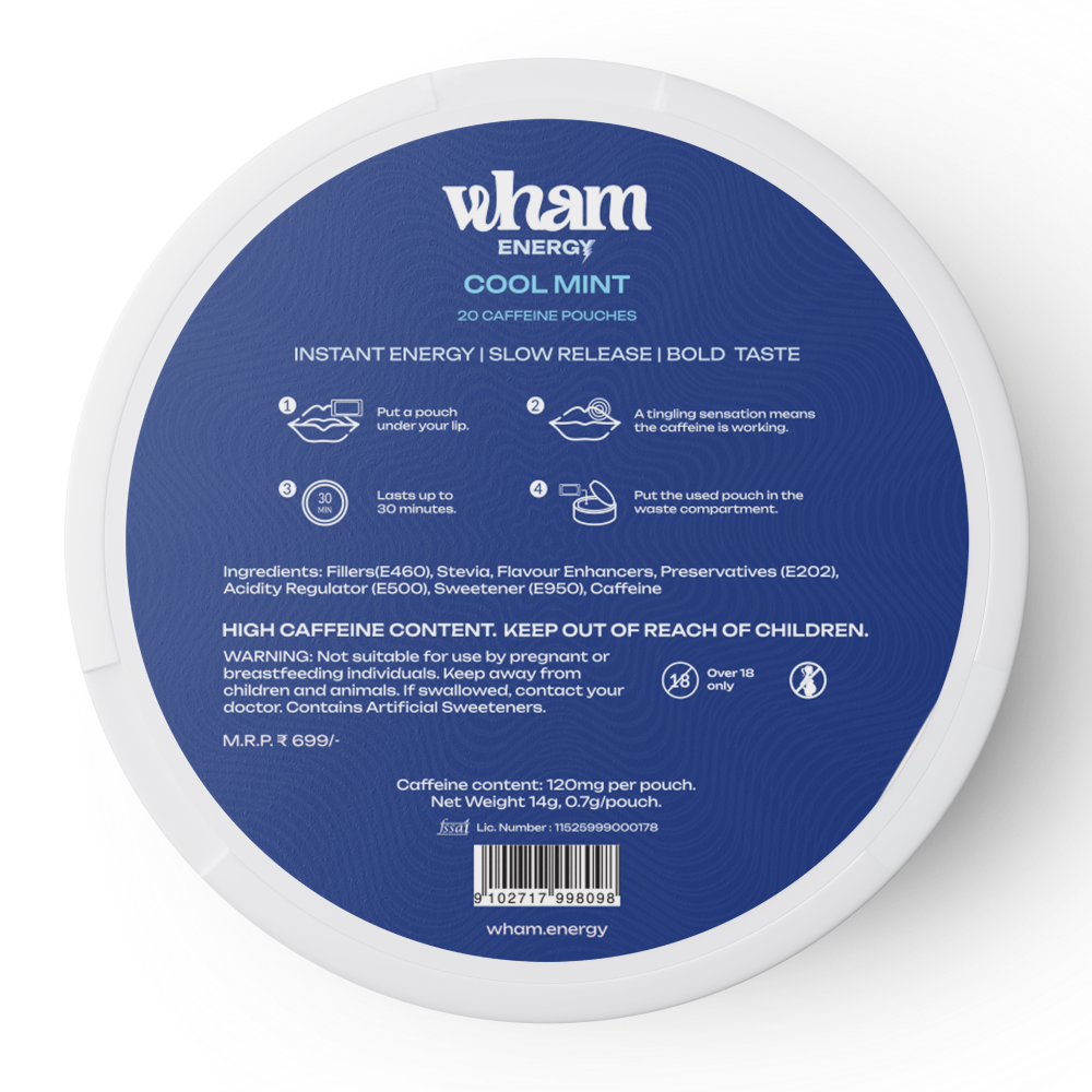 Wham Energy Mint - 120mg