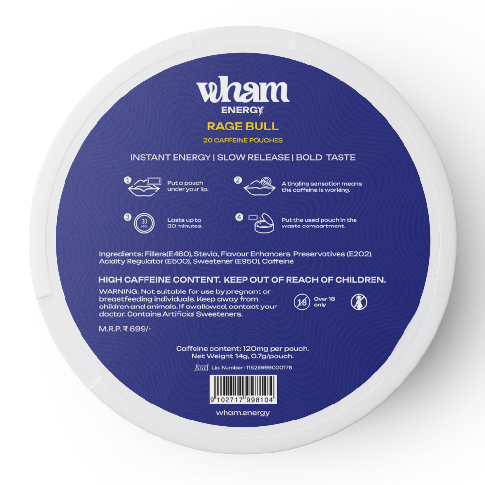 Wham Energy Rage Bull - 120mg